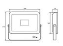 LOOPAD 50W 4700LM 120ø 4500K BLANC/ARGENT IP65