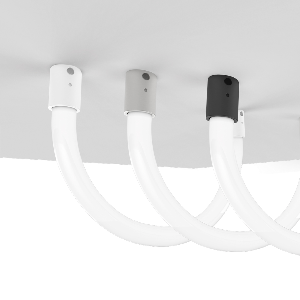 ACCESSOIR POUR PLAFONNIER VERT DOUBLE EN ALU - FLEX 360°