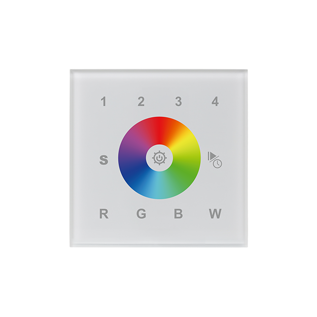 CONTROLEUR RF MURAL RGB+B