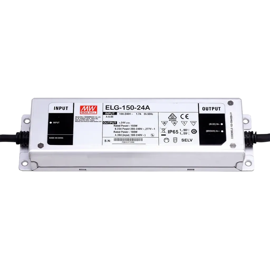 [600ELG15024A] DRIVER 24VDC 150W 6.3A IP65