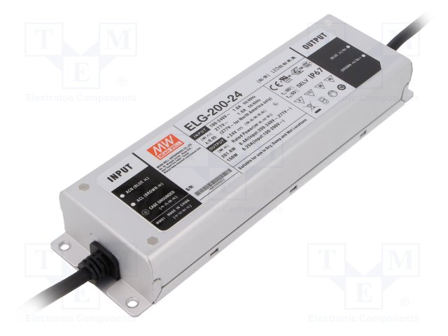 ALIMENTATION MEANWELL 200W 24VDC 8.4A IP65