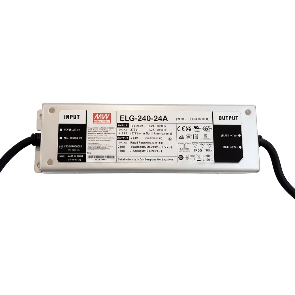 [600ELG24024A] DRIVER 24VDC 240W 10A IP65