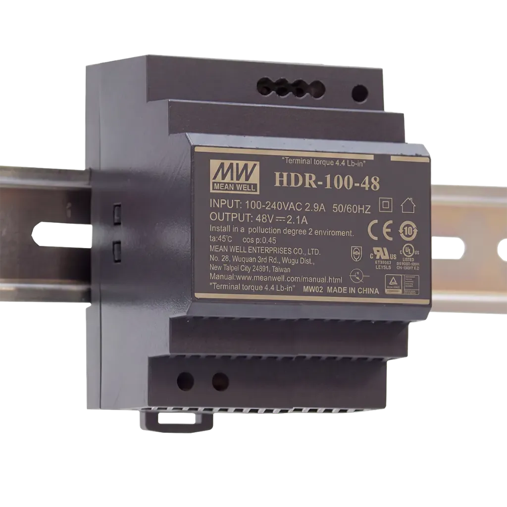 [600HDR10024] ALIMENTATION RAIL DIN 100W 24VDC