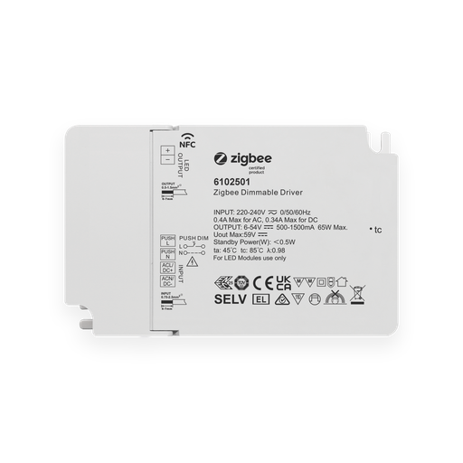 [6102501] Alimentation multi ampérage Zigbee 500 à 1500mA