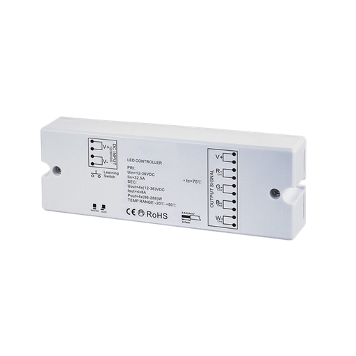 [610SR1009EA] RECEPTEUR 4 CANAUX 4X8A 12/24V 4x(96-192)W