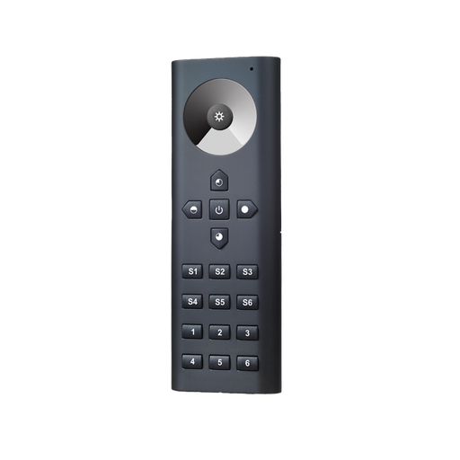 [610SR2819DIM] CONTROLEUR MONO 6 ZONES 4,5VDC RF NOIR