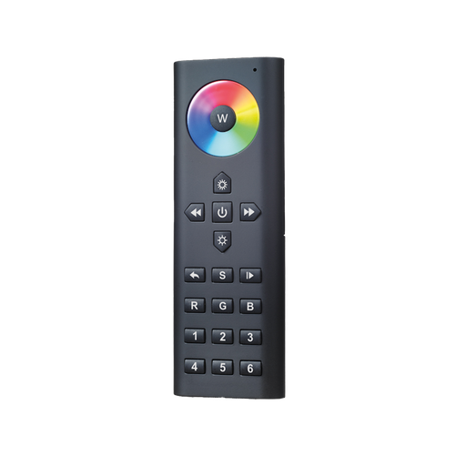 [610SR2819] CONTROLEUR RGB+W 6ZONES RF NOIR