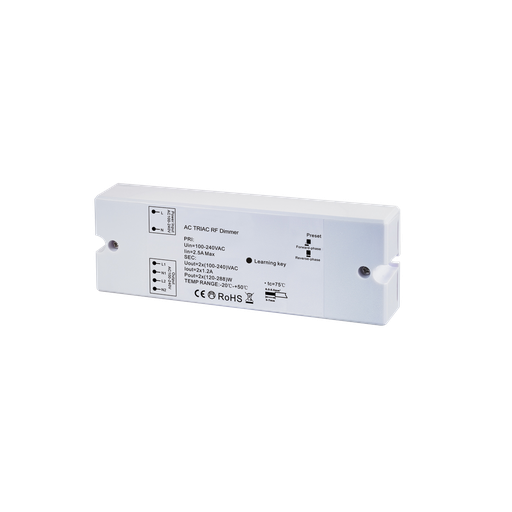 [610SR1009AC] AC TRIAC RF DIMMER 2X1,2A 240-576W