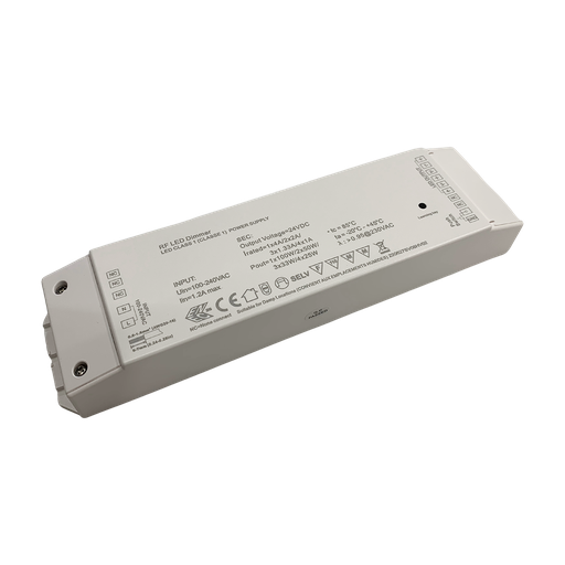 [610SRP100924100] RECEPTEUR 1X4.16A 230Vac/24Vdc 1x100W (RF+dim push)