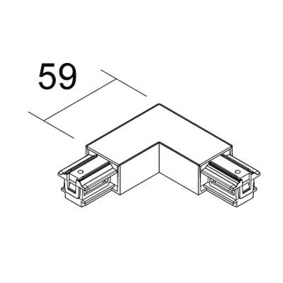 [64551130] COUDE 90° EXTERIEUR NOIR